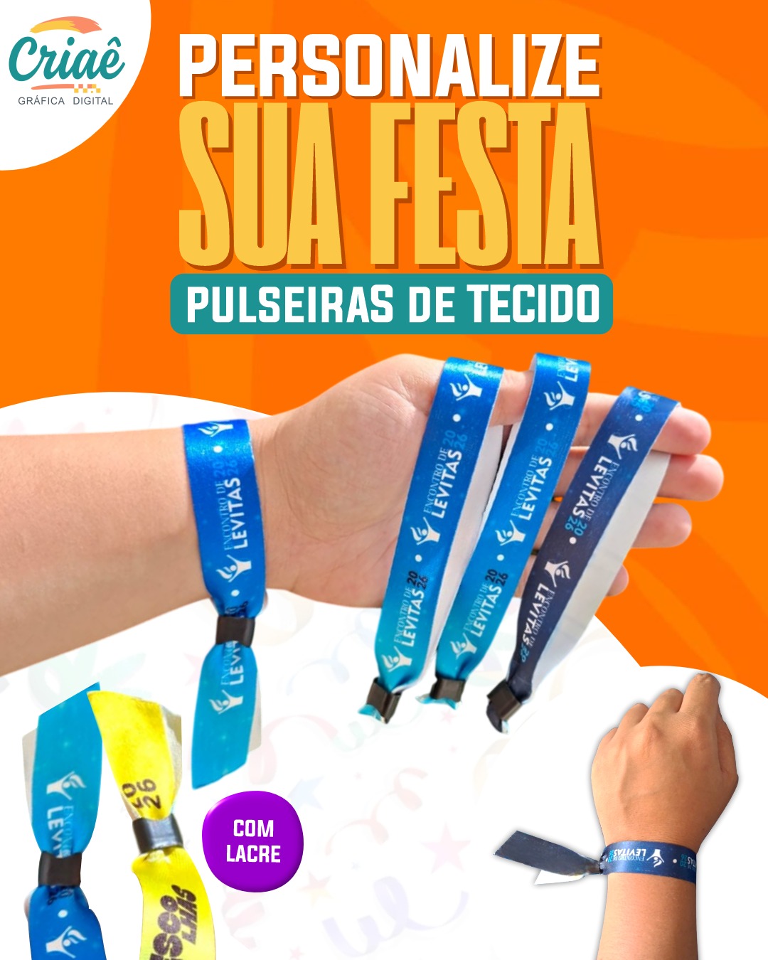 Pulseiras de tecido
